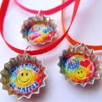 Mini Bottle Cap Necklace Va..