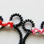 Beaded Minnie Mouse Ears Ri..