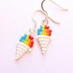 Snow Cone Beaded Earrings