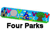 Walt Disney World Inspired Four Parks One World Peyote or Brick Stitch Cuff Bracelet or Bookmark Digital PDF Pattern