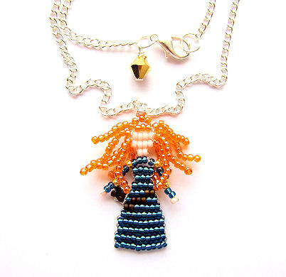 Merida Brave Disney Pixar Inspired Beaded Princess Necklace