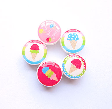 M2M Ice Cream Sweetie Bead Set of 5